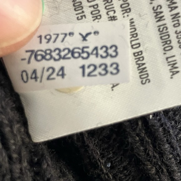 American Eagle Top Womens XL Black Long-sleeve crop square neckline tie detail - Picture 7 of 9